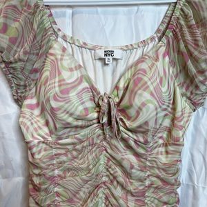 Steve Madden Madden NYC swirl print dress